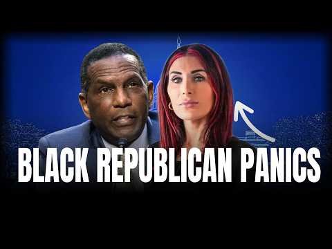 Black Republican PANICS After Being Pressed To Respond To Laura Loomer Racist Comments